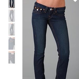 TRUE RELIGION BILLY Straight Leg Jeans Sz28